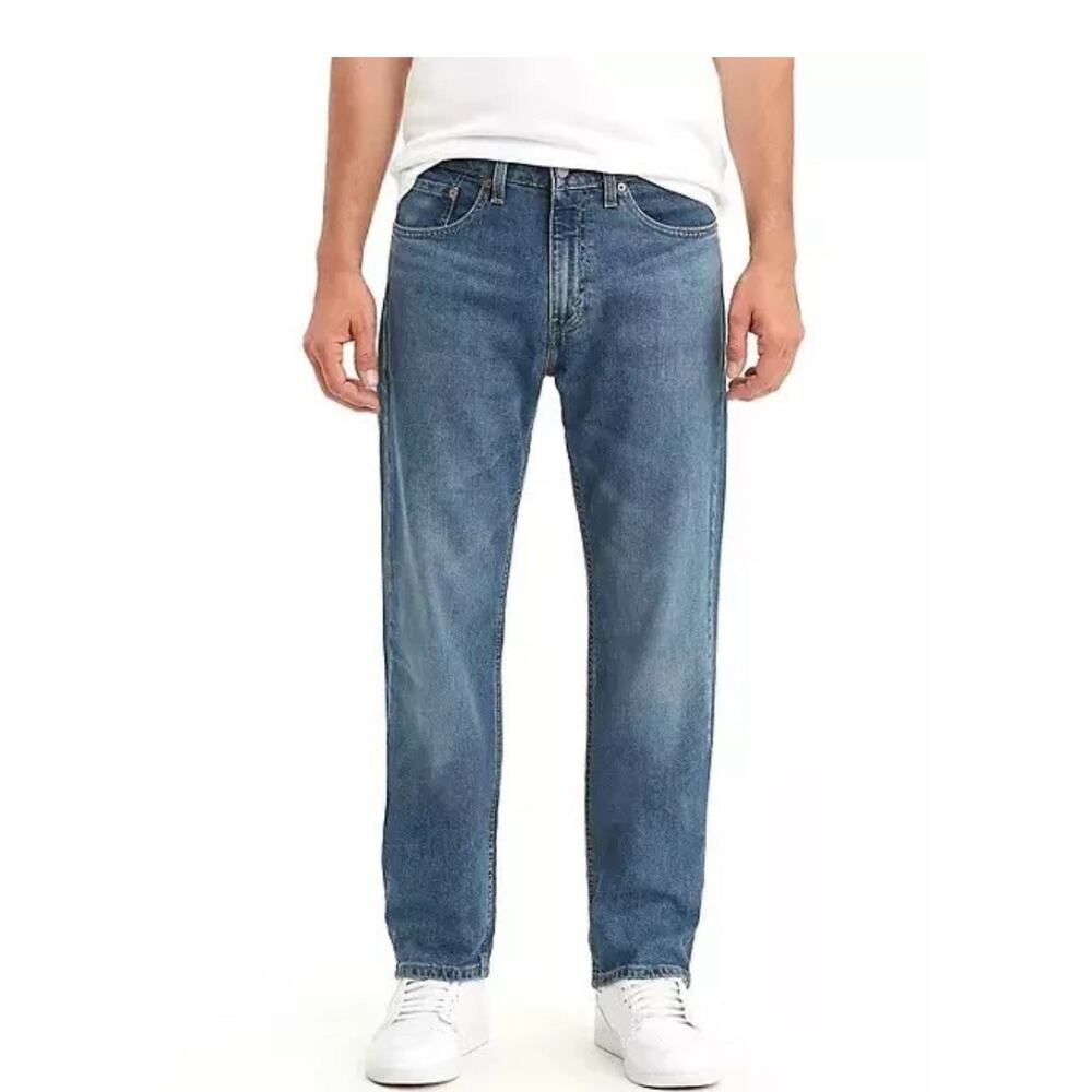 Vintage Y2K 505 LEVIS Straight Jeans Size 32x32 Whiskered Faded Skater Stonewash